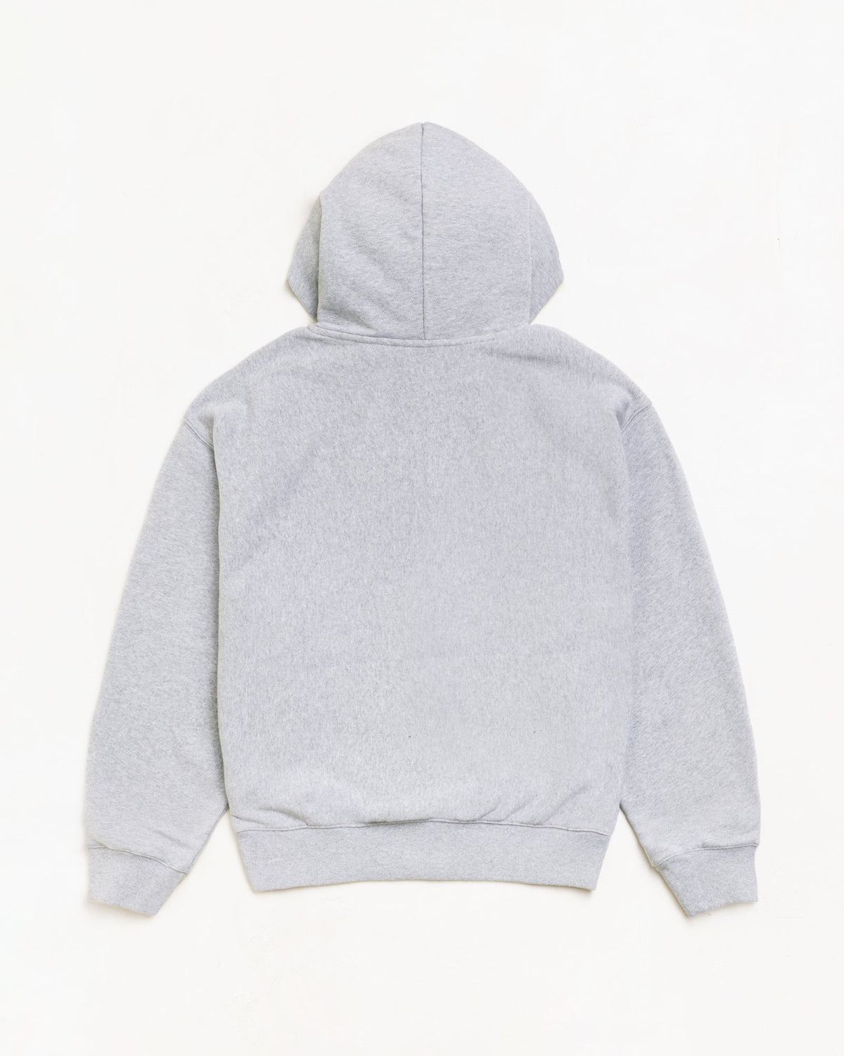Plaid Lined Zip Hood Unisex Long Sleeve In Grey Heather