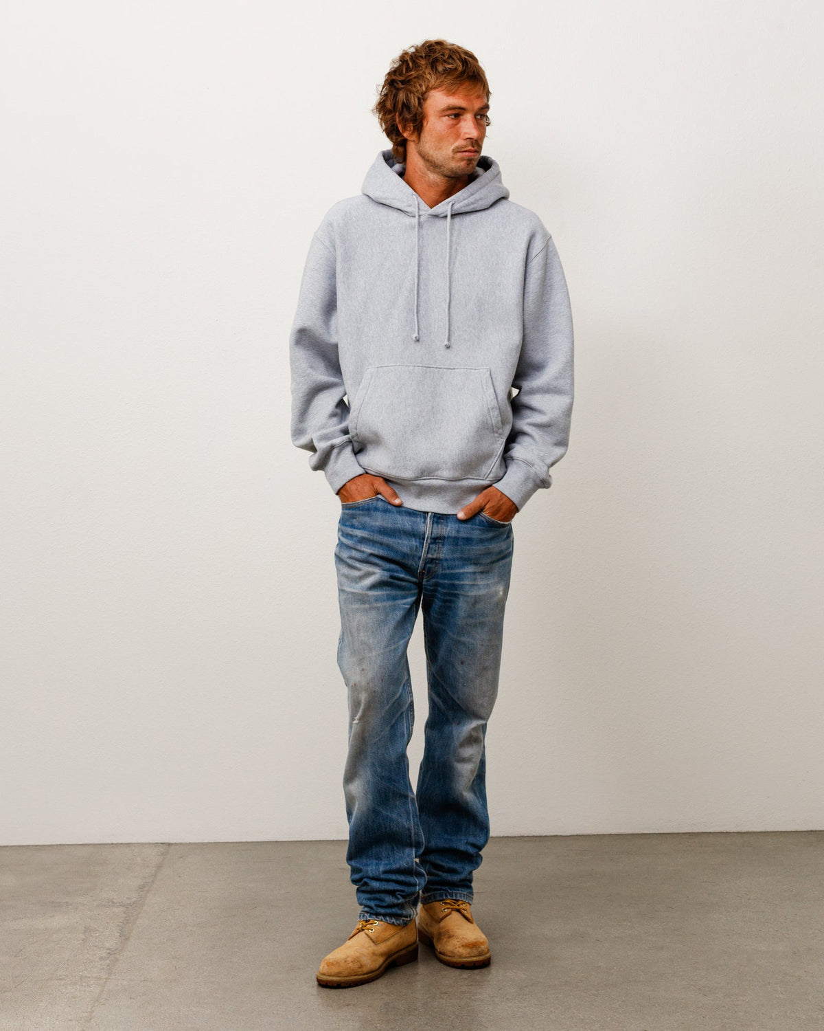 Sweats Hoodie Unisex Long Sleeve In Grey Heather