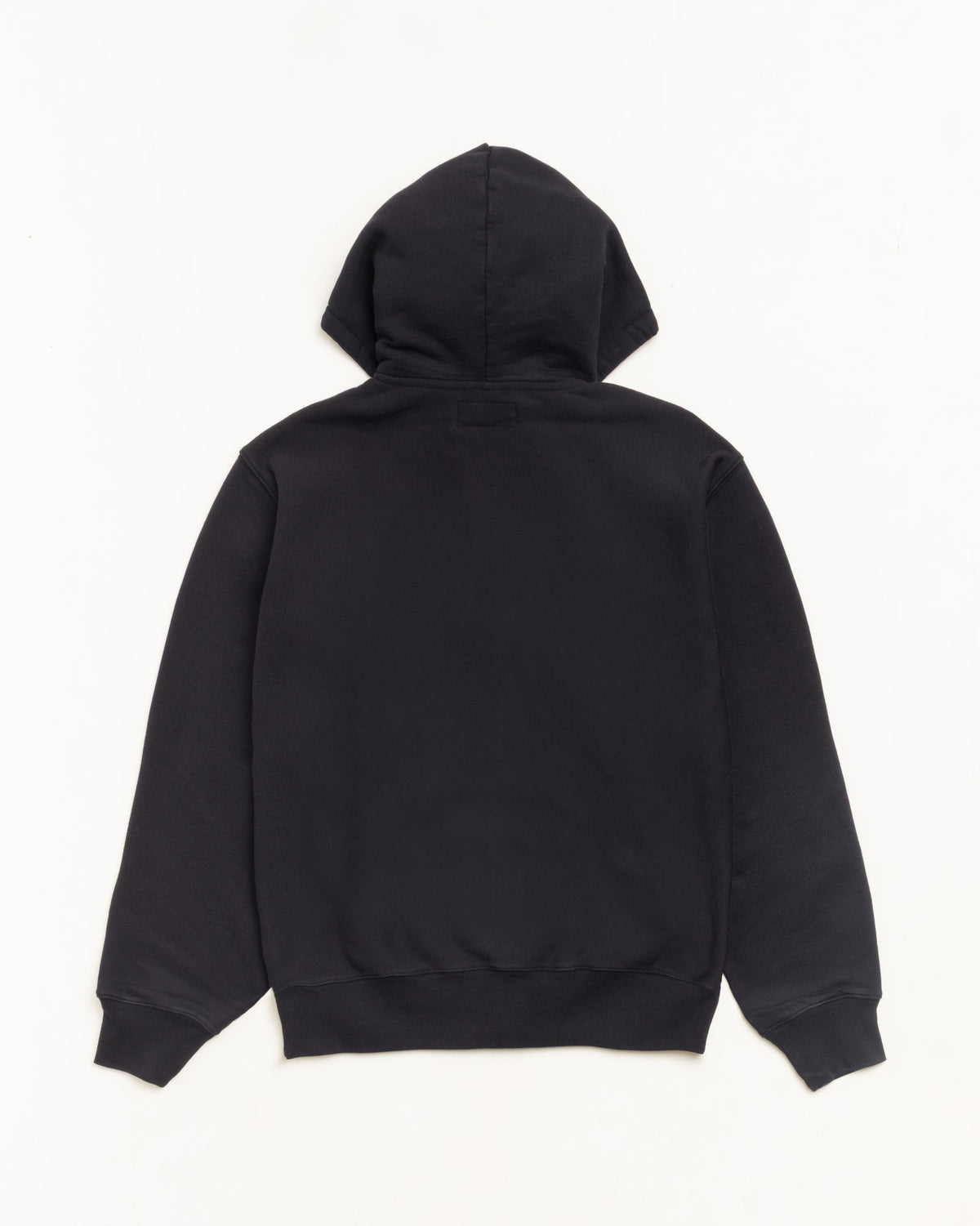 Sweats Zip Hoodie Unisex Long Sleeve In Black