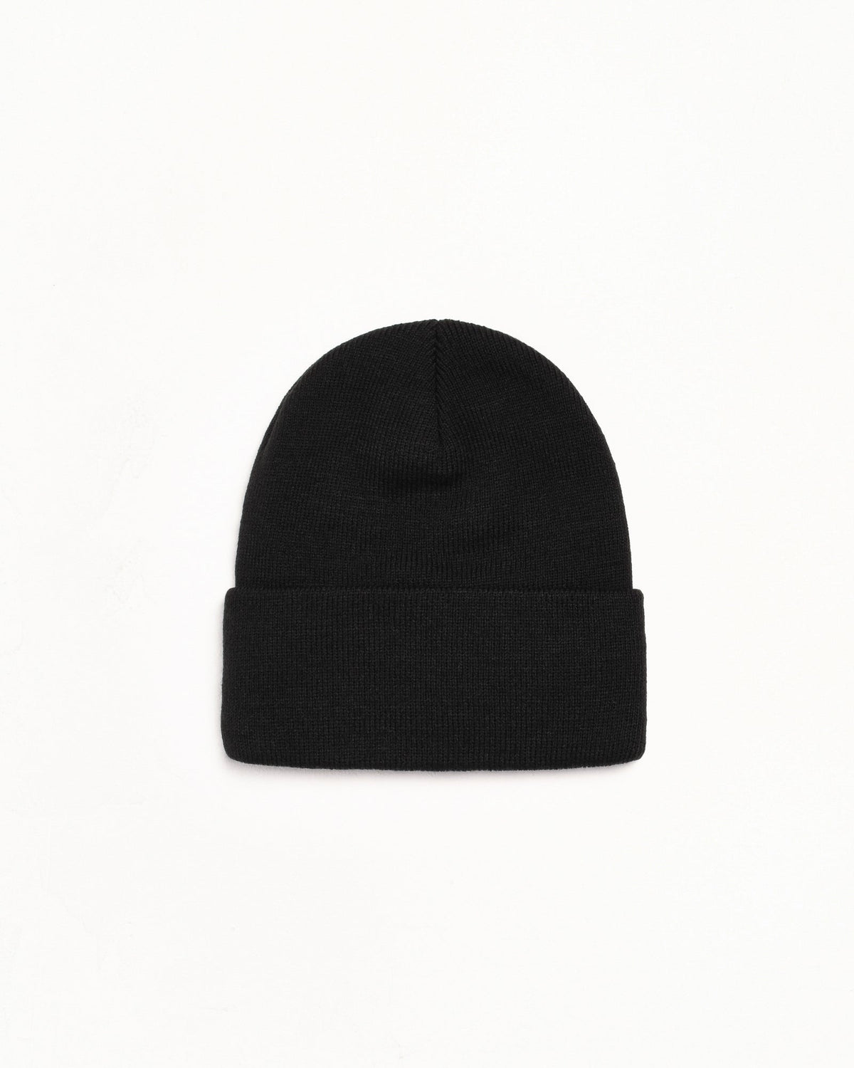 Stüssy Stock Cuff Beanie headwear in the color Black