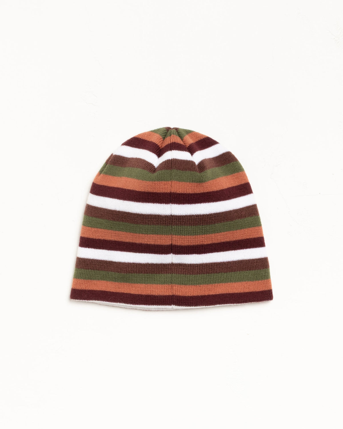 Skullcap Smooth Stock Striped in Brown