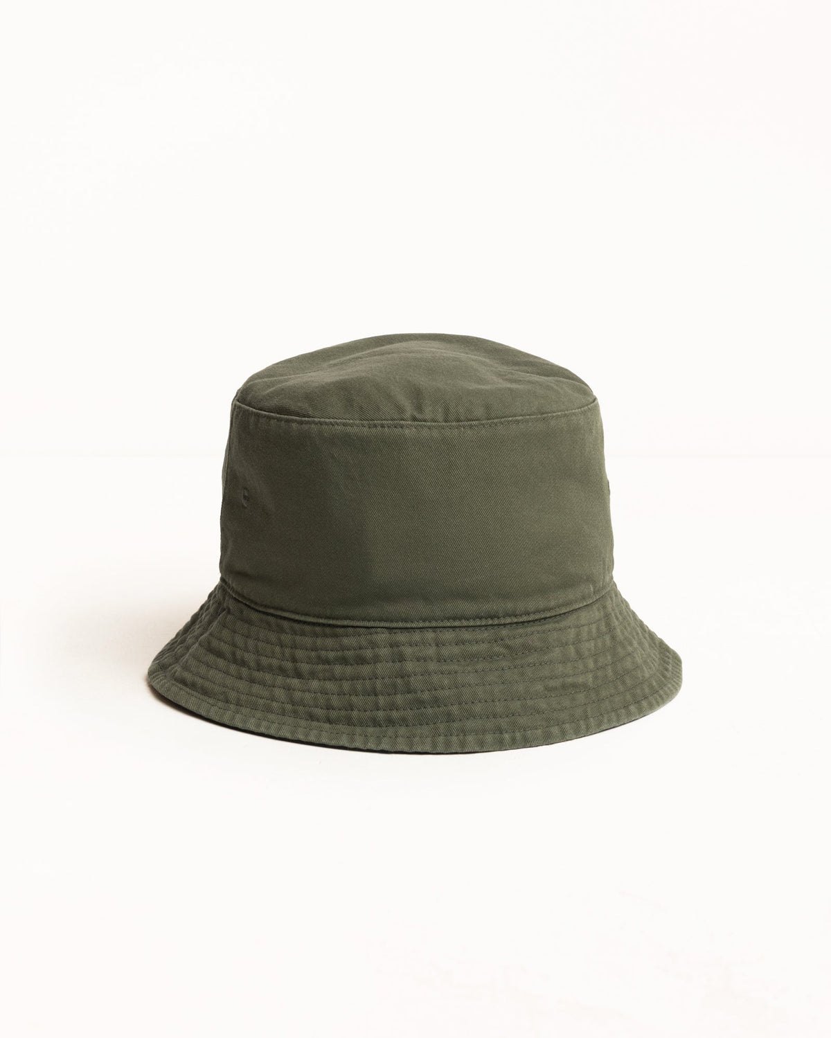 Reversible Stock Bucket Hat Headwear in Black/Olive