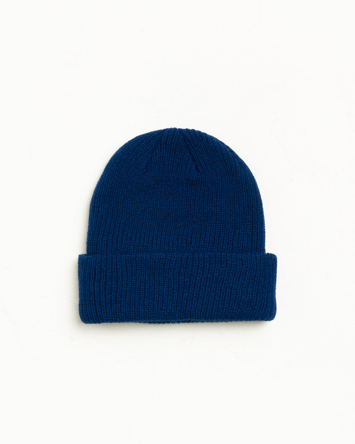 Basic Stüssy Cuff Beanie unisex in Blueberry, ribbed knit cuff