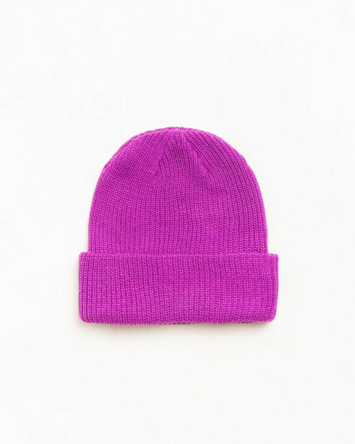 Basic Stüssy Cuff Beanie Headwear in the color Violet