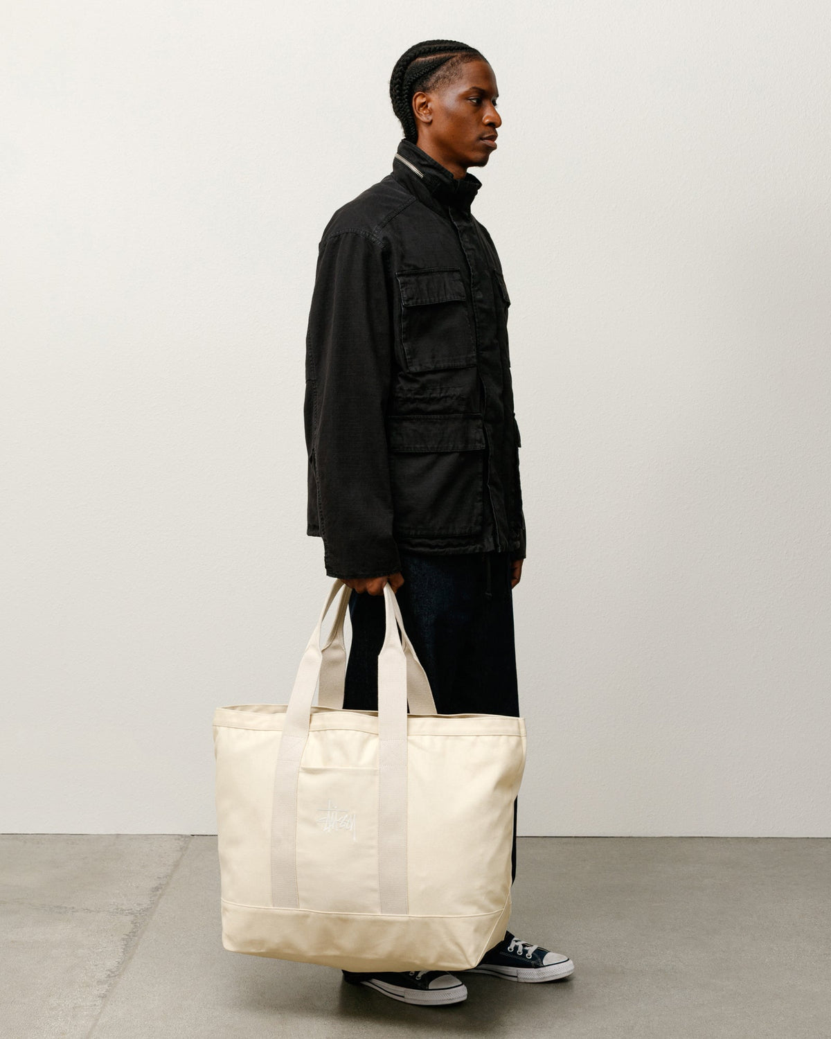 Canvas Extra Large Tote Bag Accessories in Natural