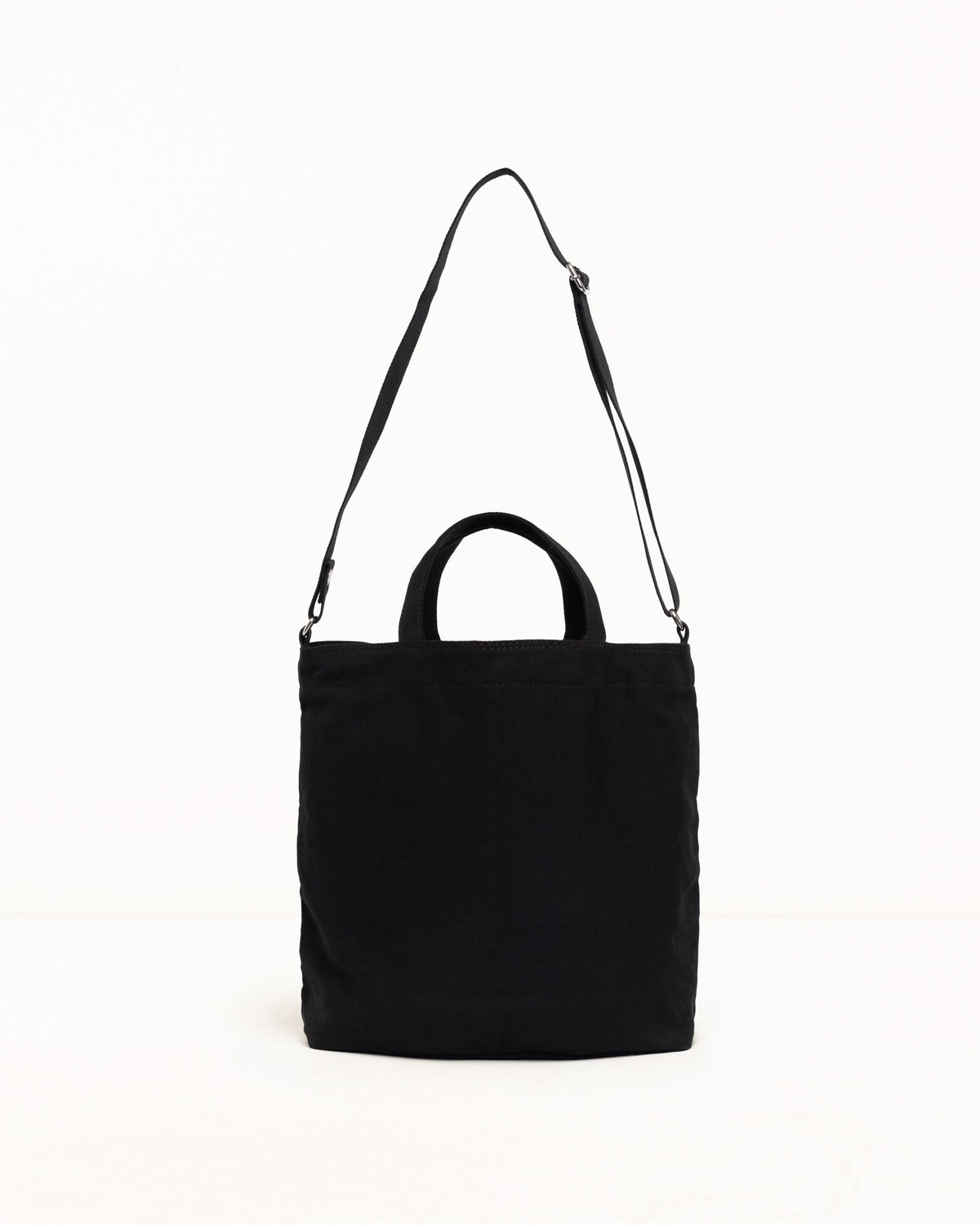 Canvas Crossbody Bag Unisex In Black