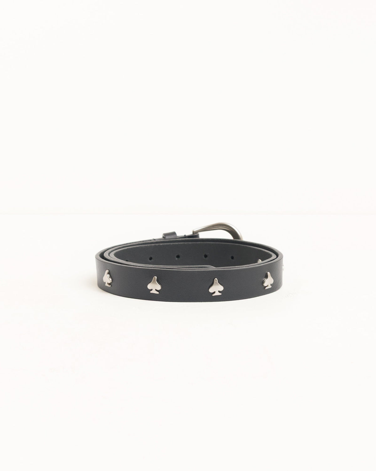 Spade Emblem Belt Unisex In Black