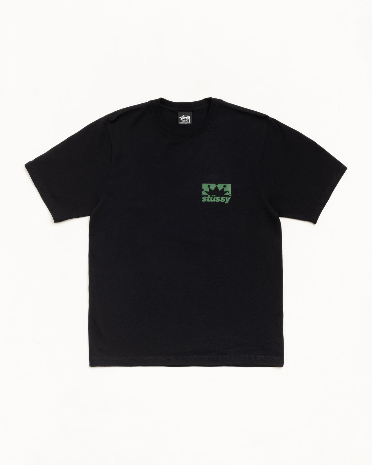 Box Crown Tee Mens Short Sleeve In Black