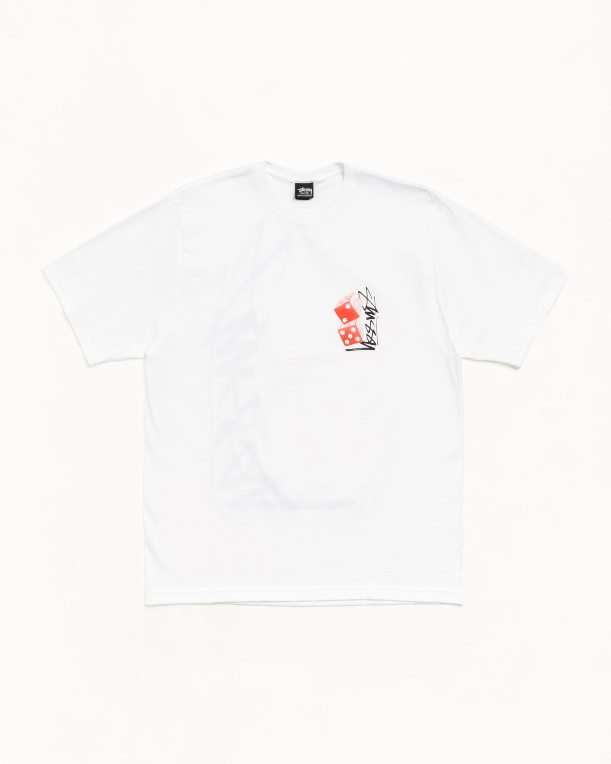 Tall Dice Tee Mens Short Sleeve In White