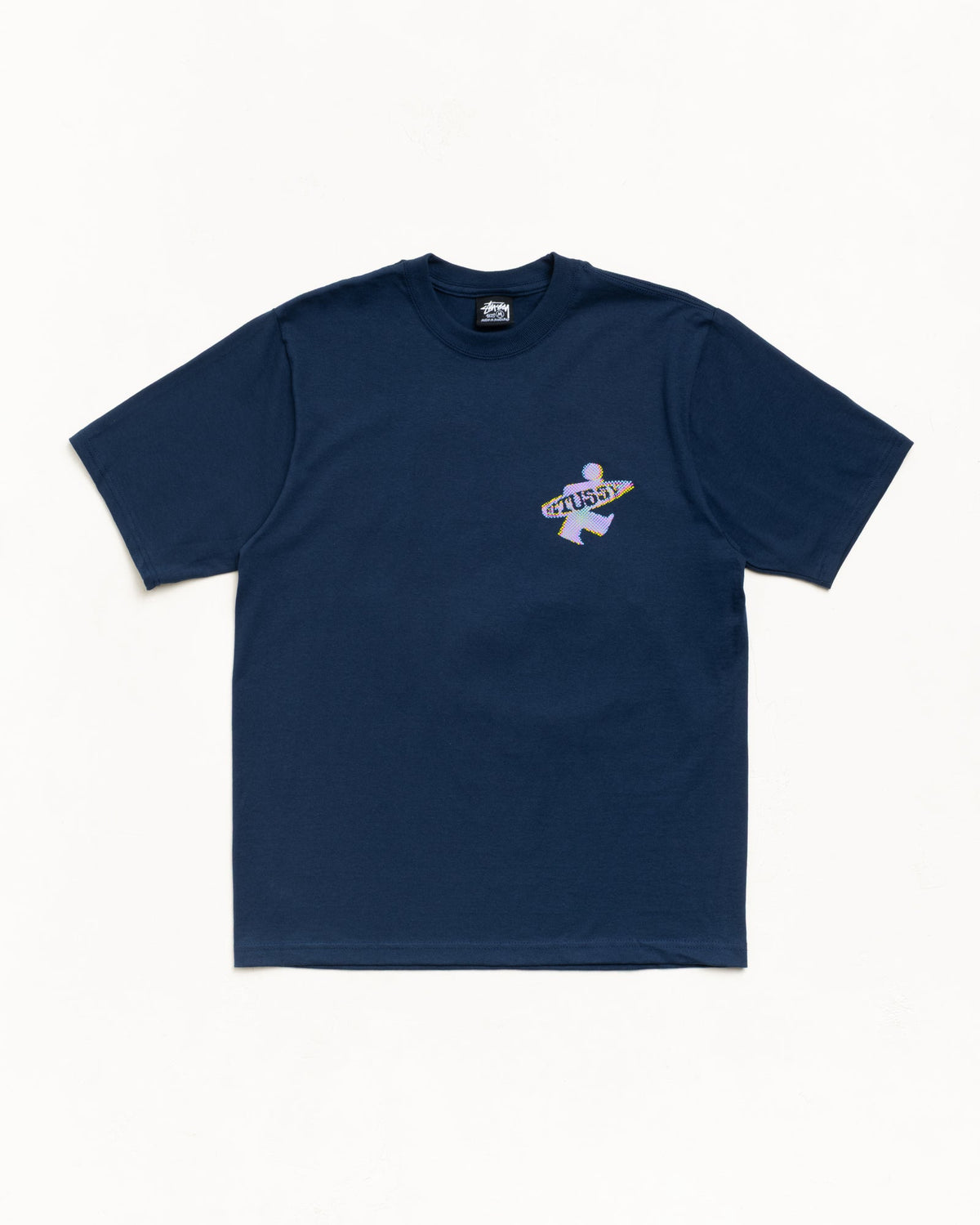 Dot Surf Tee Unisex Short Sleeve In Navy