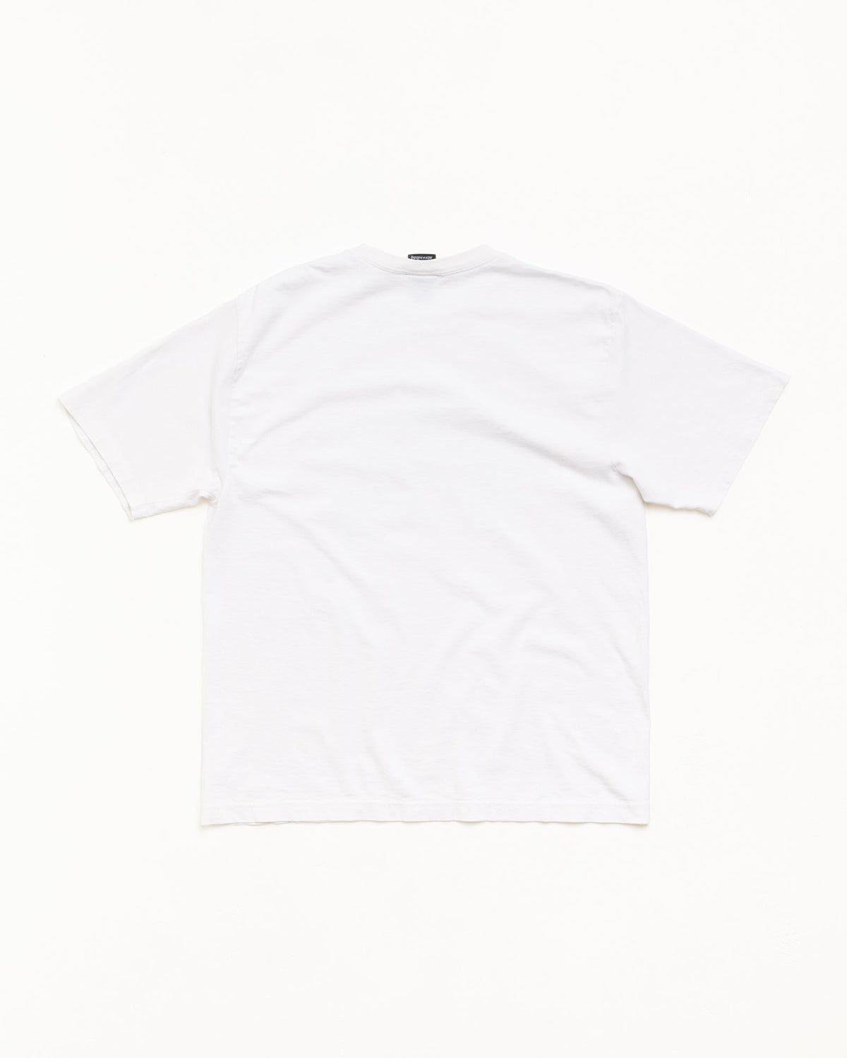 Block Sport Tee Unisex Short Sleeve In White