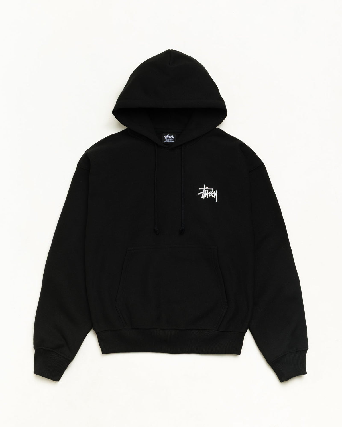 Basic Stüssy Hoodie in Black