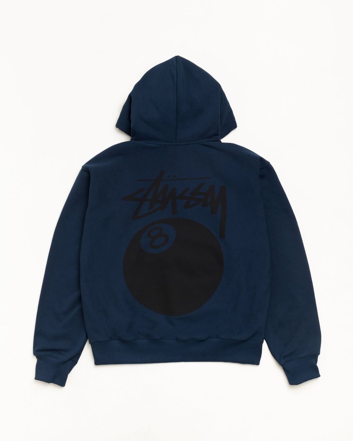 8 Ball Zip Hood Unisex Long Sleeve In Navy