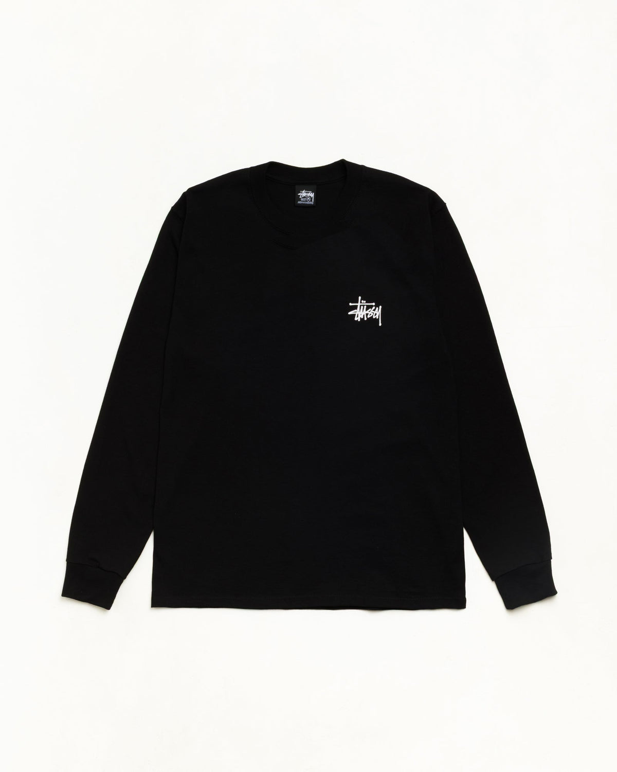 Basic Stüssy LS Tee Tee in Black