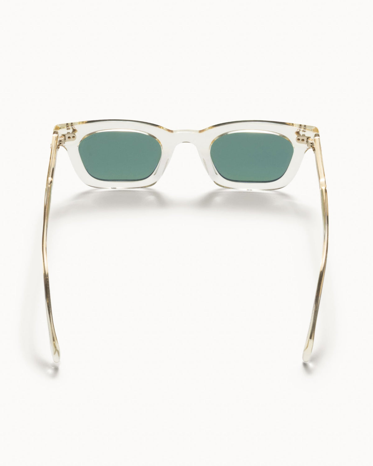Ace Sunglasses Accessories In Bone / Green Lens