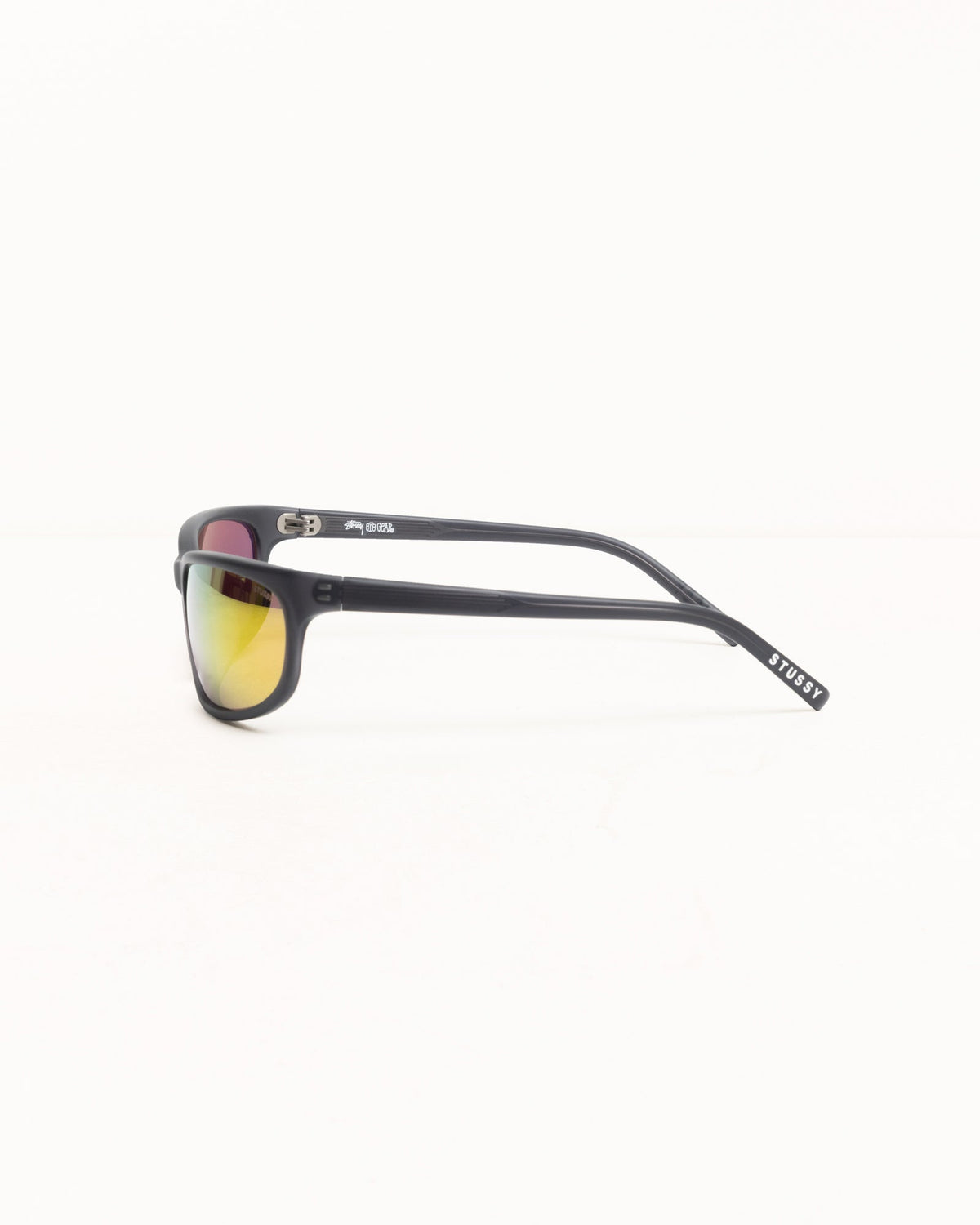 Julian Sunglasses Accessories In Frost Black/orange Mirror Lens