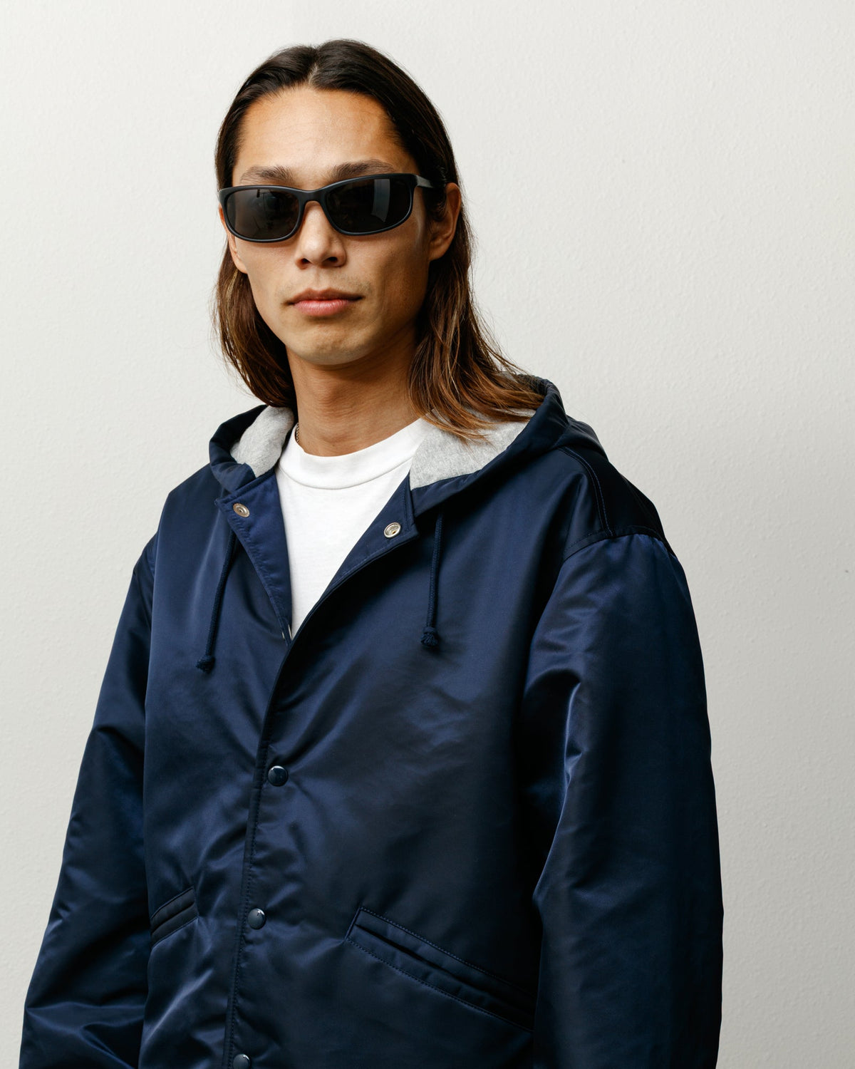 Julian Sunglasses Accessories In Frost Black/polarized Black
