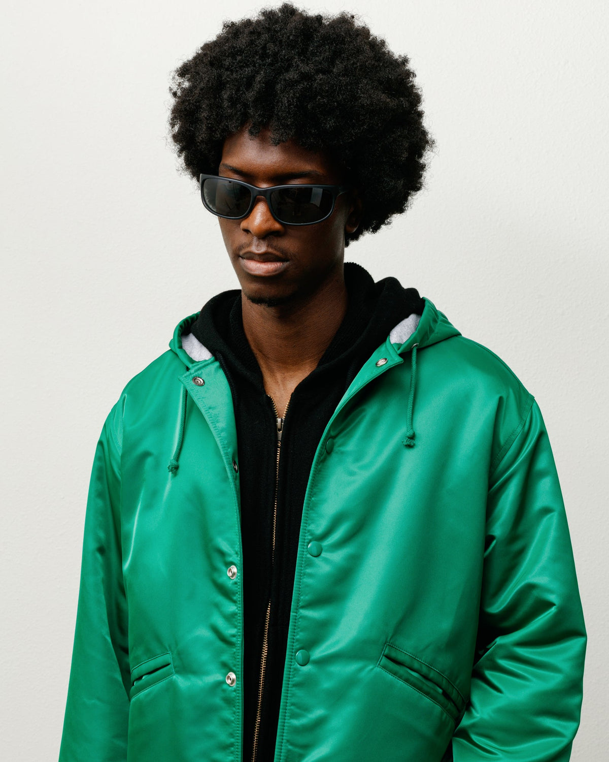 Julian Sunglasses Accessories In Frost Black/polarized Black