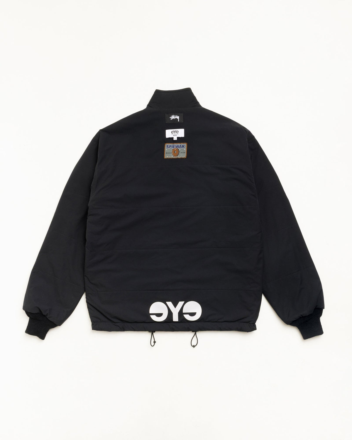 Fisherman Jacket Unisex Long Sleeve In Black