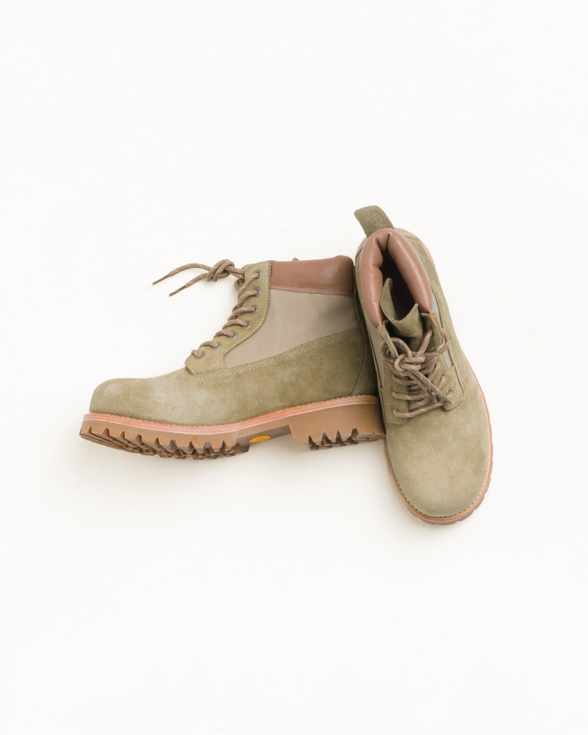 Lace Up Boot Accessories In Beige
