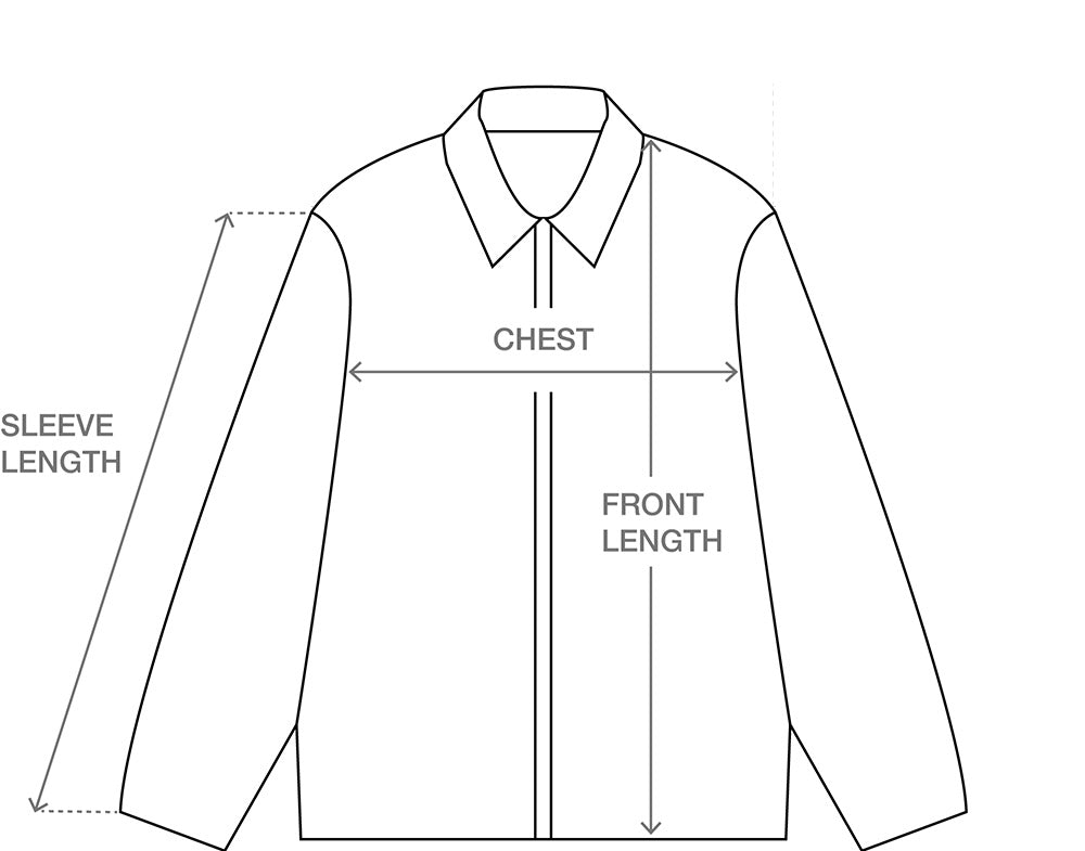 Size guide for PIQUE KNIT STRIPE RUGBY