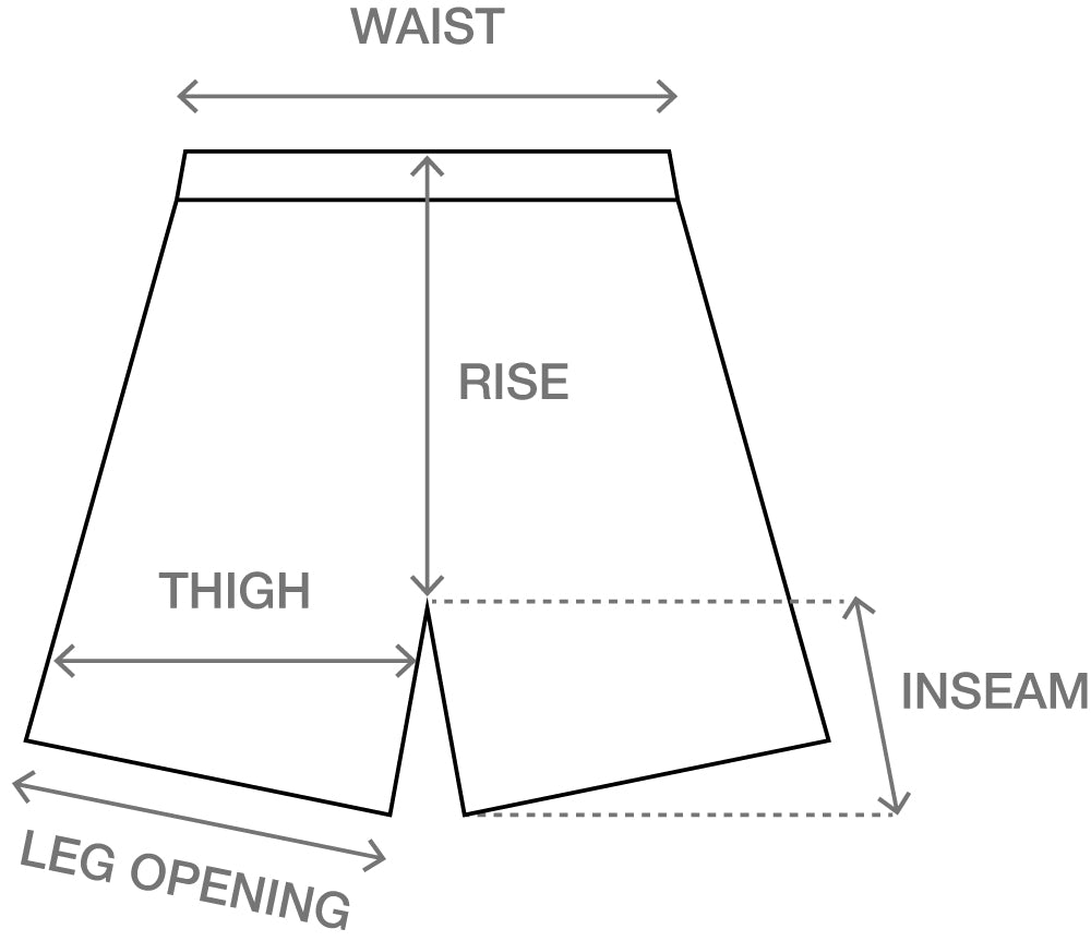 Size guide for STOCK WATER SHORT
